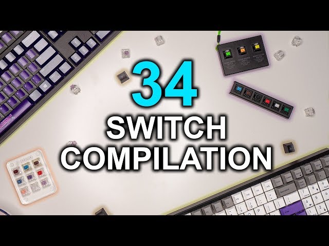 Every CLICK BAR CLICKY SWITCHES Sound Tests Compilation