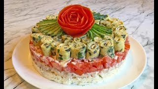 НОВЫЙ ОБАЛДЕННЫЙ САЛАТ "ИСКУШЕНИЕ" РАЗМЕЛИ ЗА МГНОВЕНИЕ / SALAD "TEMPTATION"