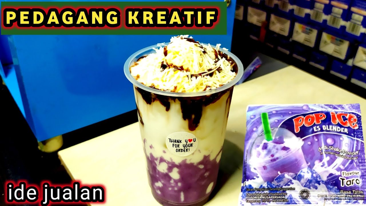 pop ice kekinian tanpa blender || ide usaha modal kecil menjanjikan