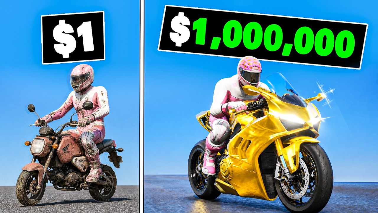 Every Time I Crash, My Bike Gets MORE EXPENSIVE in GTA 5