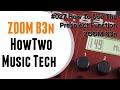 #027 How To Use The Preselect Function ZOOM B3n