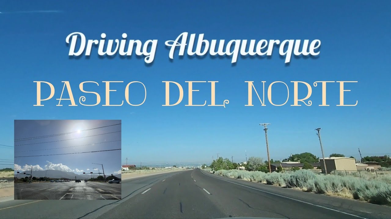 Driving Albuquerque / West on Paseo Del Norte to Coors Blvd YouTube