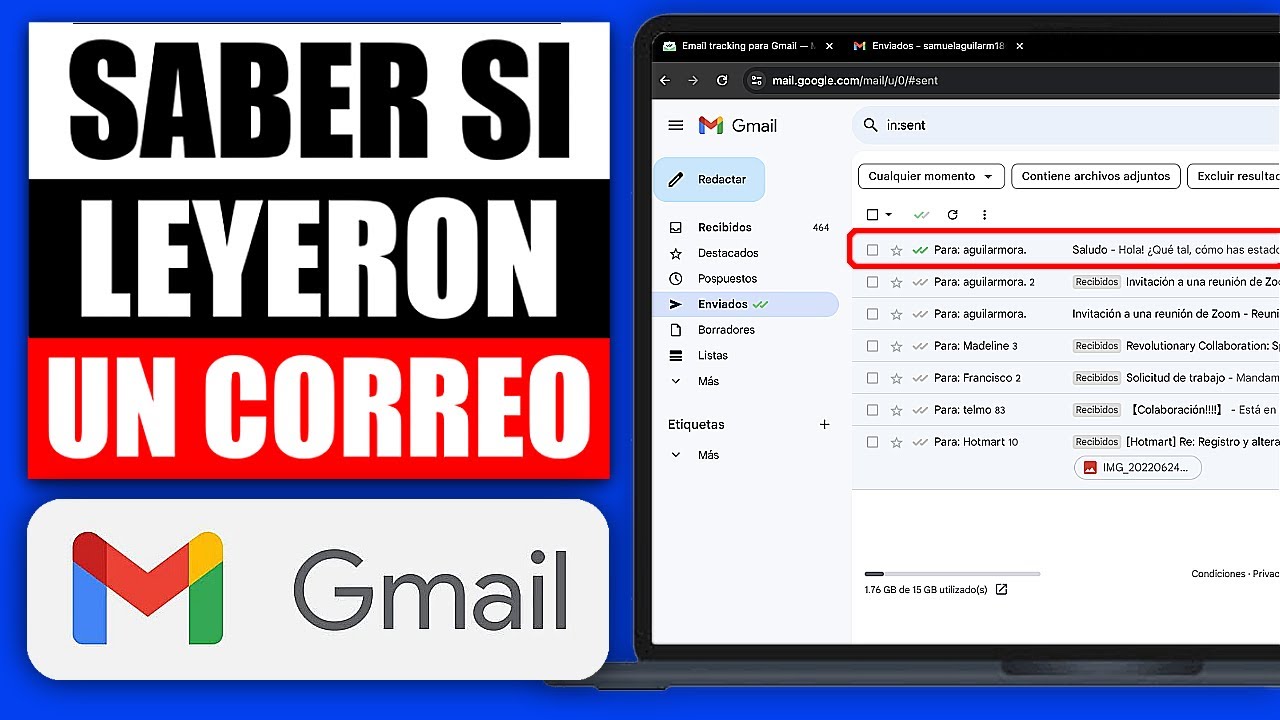 Como Saber Si Ya Leyeron Un Correo en Gmail (2025) Como Saber Si Han