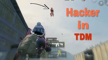 HACKER USES AIM BOT,SPEED HACK,HIGH JUMP,WALL THROUGH  IN PUBG MOBILE /SHELD ROCKY GAMING.