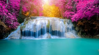 baby sleep music with nature sounds, waterfall sounds  healing sleep music