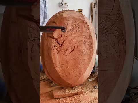Video nghệ thuật điêu khắc tranh rồng-woodcarving| thế giới... - youtube