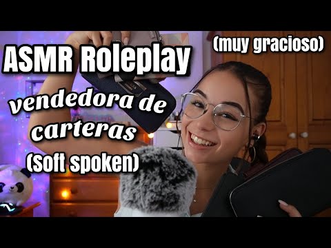 ASMR ROLEPLAY VENDEDORA de CARTERAS!👛😴SOFT SPOKEN muy gracioso | ASMR español para dormir - Pandasmr