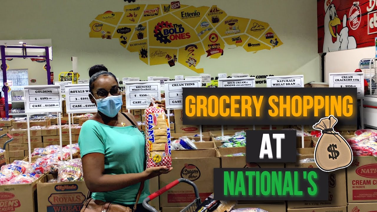 [Vlog 3] GROCERY SHOPPING AT NATIONAL BAKING COMPANY, JAMAICA YouTube