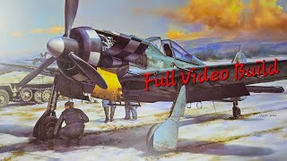 FULL VIDEO BUILD Focke Wulf Fw190A-6 Border Model 1/35
