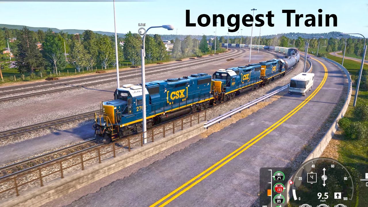 Train Sim World 2 Longest Train CSX Heavy Load 