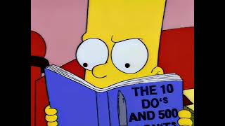 Don’t do what Donny Don’t does - Bart Simpson quick quote