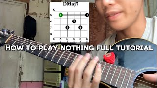 How To Play Nothing - Bruno Major (Full Tutorial)