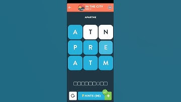 Wordbrain 2 Daily November 2 2022 Answers [IN THE CITY] | Wordbrain 2 Daily Answers