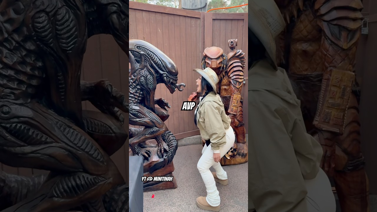Someone actually made these at Knotts Berry Farm! #viralshort #foryou #alien