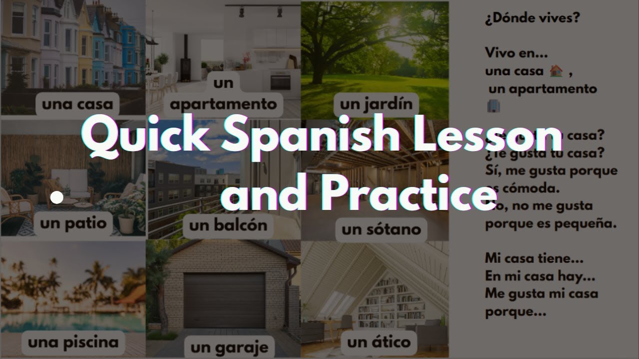 Quick Spanish Lesson Quick Spanish Lesson + Practice - YouTube
