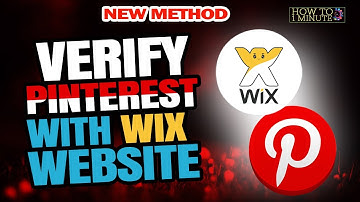How to verify pinterest with wix website 2025