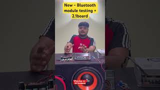 New Bluetooth module &amp; 2.1 audio amplifier board testing video #ssaudiowave #classdamplifierboard