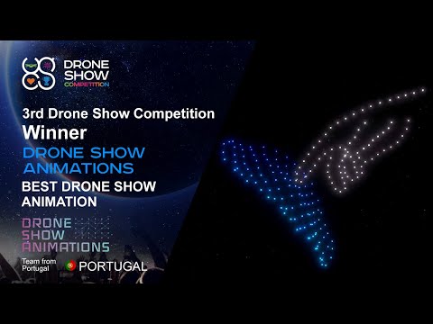 Drone show animation about the mankind’s love for the ocean