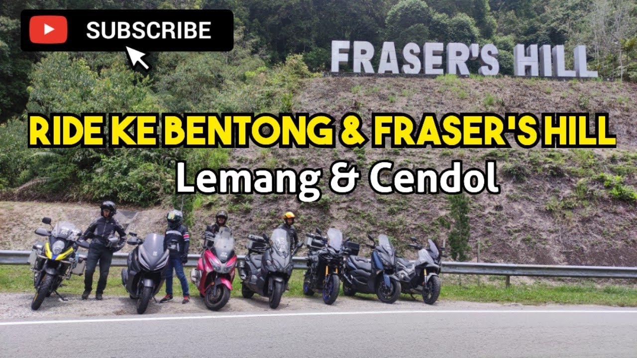 Ride ke Bentong Makan Lemang & ke Fraser's Hill #motovlogger #scooter
