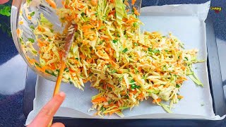 I had never eaten such a DELICIOUS CABBAGE! Easy New Cabbage Recipe