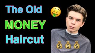 Does This Haircut Make Him Look RICH?? | Scissor Haircut Tutorial For Barbers (OLD MONEY HAIRCUT)