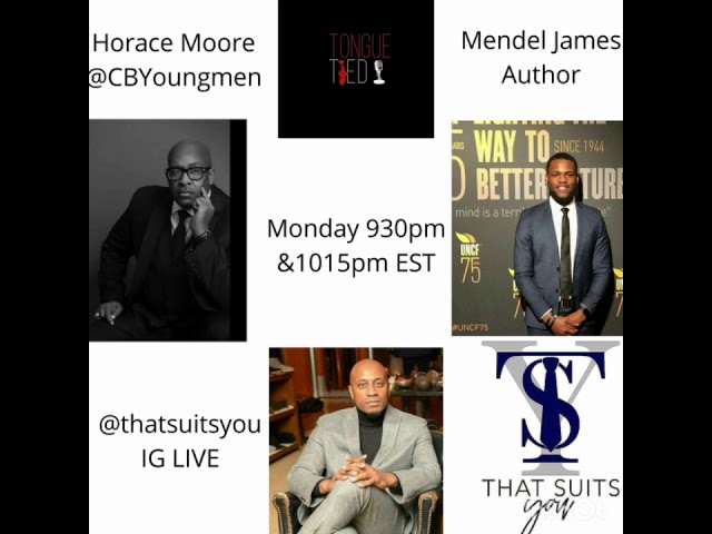Every Monday and Friday at 9:30pm on @thatsuitsyou Instagram Live page

