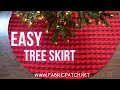 Easy tree skirt