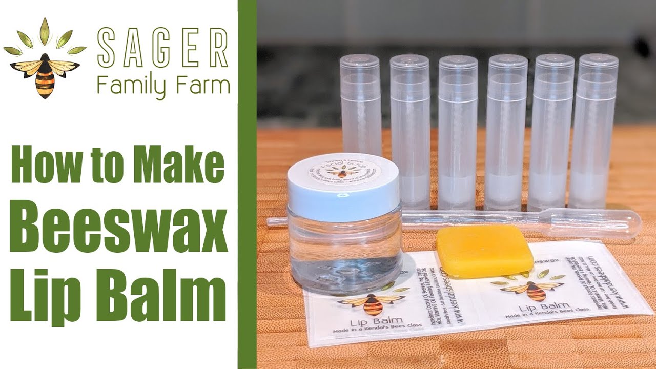 How to Make Beeswax Lip Balm Sager Family Farm YouTube