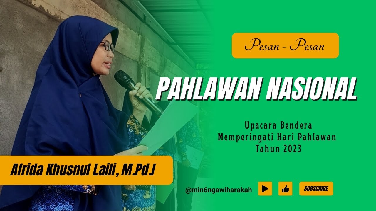 Pesan pesan pahlawan nasional hari pahlawan 10 november 2023