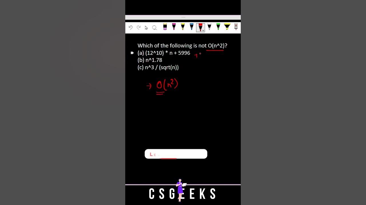 Time Complexity Question asked in HCL interview interviewquestions 