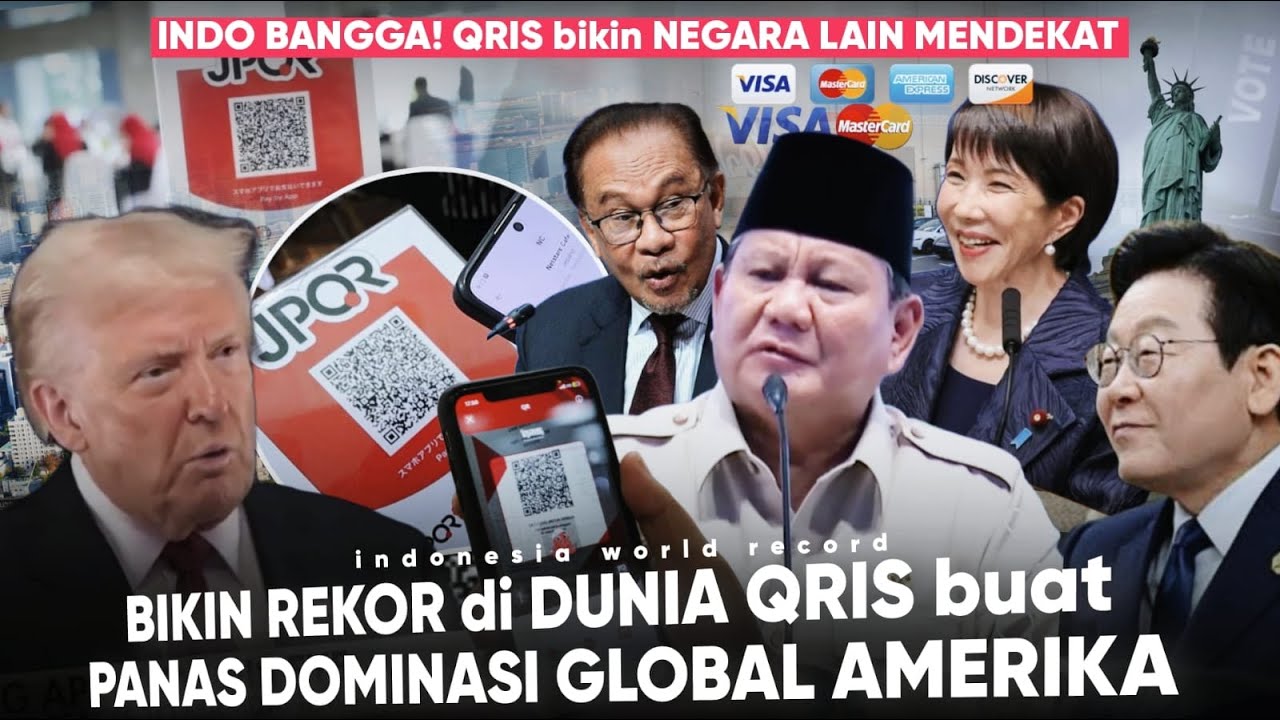 Amerika makin PANAS! “Qris Pecahkan Rekor DUNIA” Jepang, China minta Kerjasama dengan INDONESIA