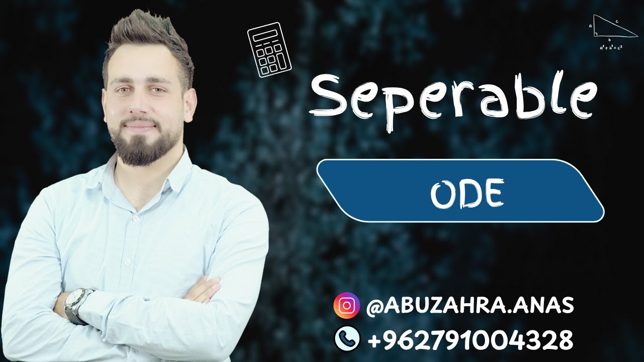 Seperable ODE | Differential Equations