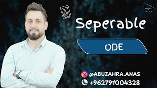 Seperable ODE | Differential Equations