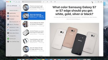 On My Mac: Leaf RSS Reader