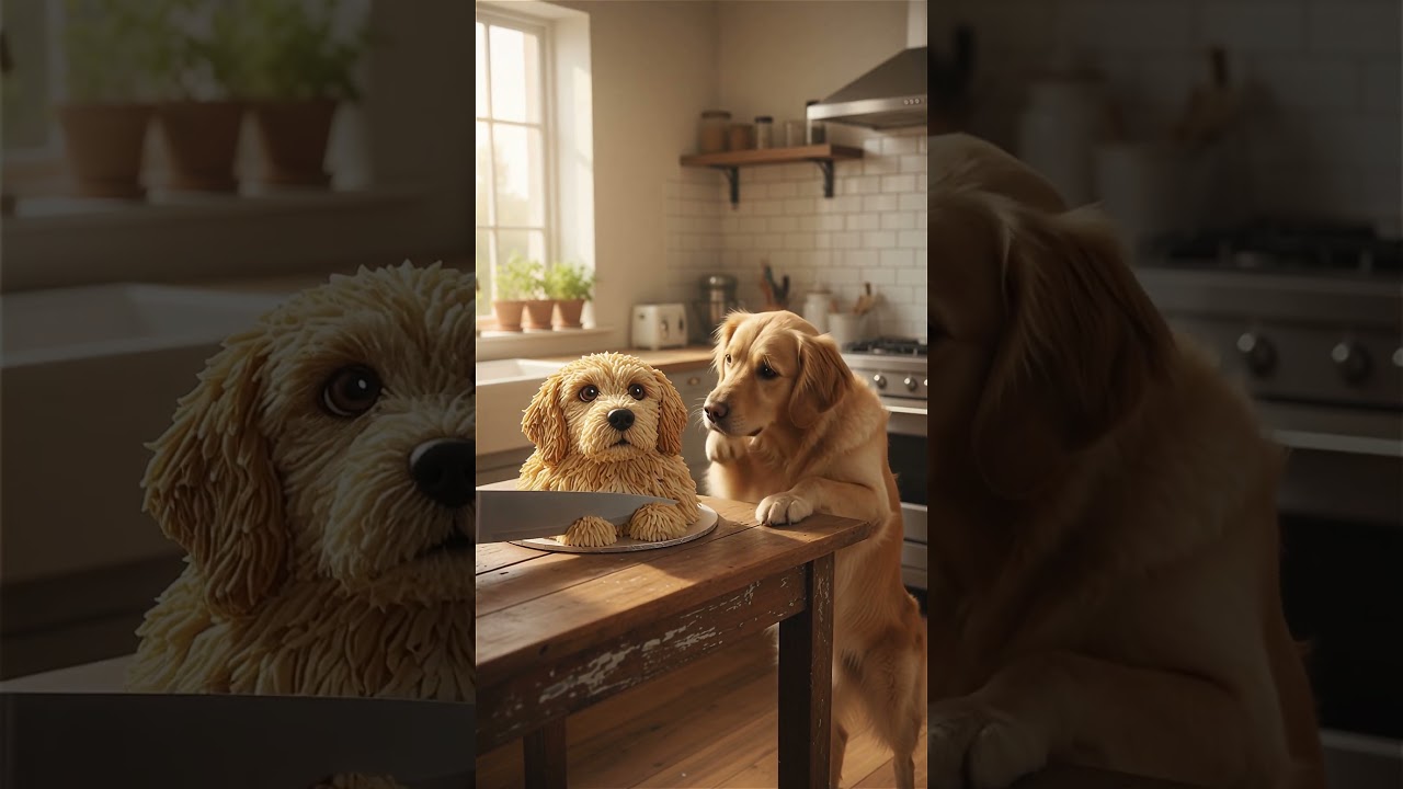 Dog Watches Owner Cut His “Twin” Cake 🐶🍰 