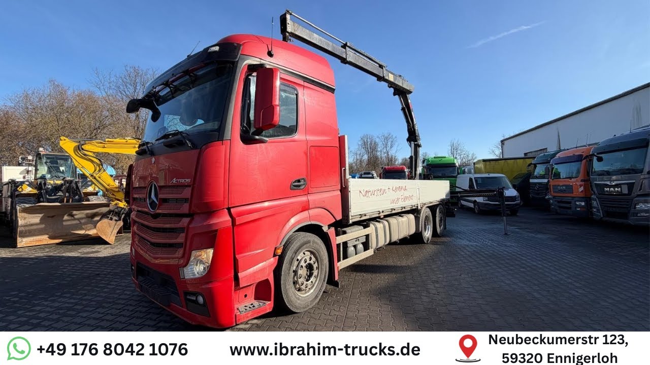 Actros 2545 HIAB 144 - 2017 | Ibrahim Trucks