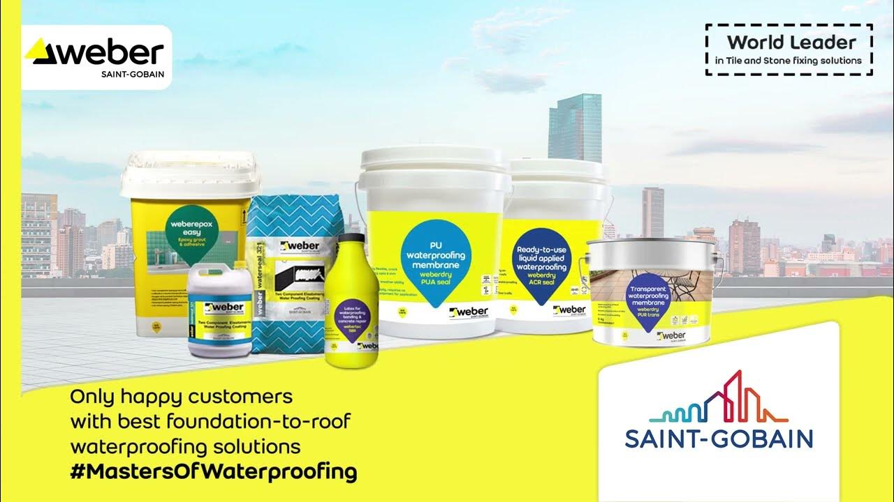 COMPLETE WEBER YouTube TO WATERPROOFING SAINT-GOBAIN - FOUNDATION INDIA SOLUTIONS | ROOF