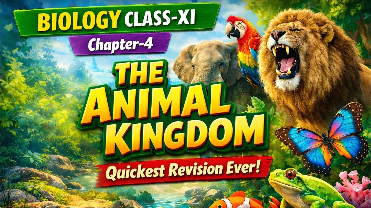 Animal Kingdom | Class 11 Biology Chapter 4 Quickest Revision | NCERT ...