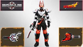 Kamen Rider Geats magnumboost Form Henshin
