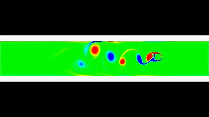 Lattice Boltzmann Method (LBM) simulation -- A moving cylinder