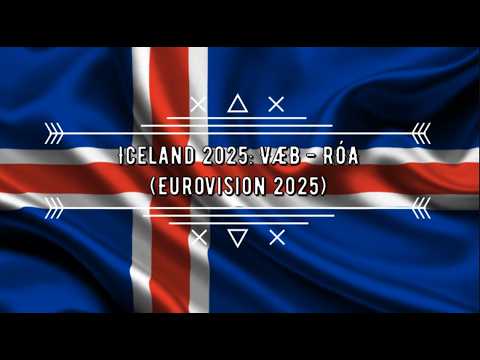 🇮🇸 Iceland 2025: VÆB - RÓA (Eurovision 2025) 🇮🇸 #eurovision2025