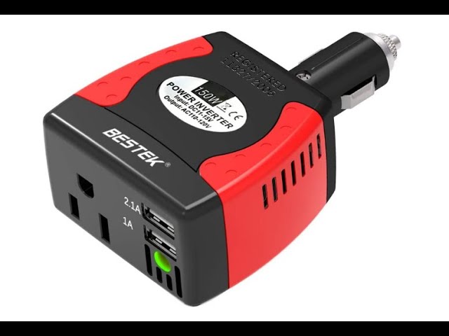 BESTEK Power Inverter150W 12V Power Inverter With 3.1A Dual USB Charging  Ports For Car