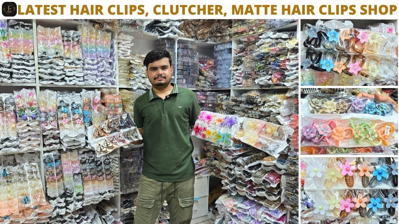 All New Matte, Glossy, Imported Hair Clips, Clutchers at Cheapest Rate in Kolkata | Faizaan Traders