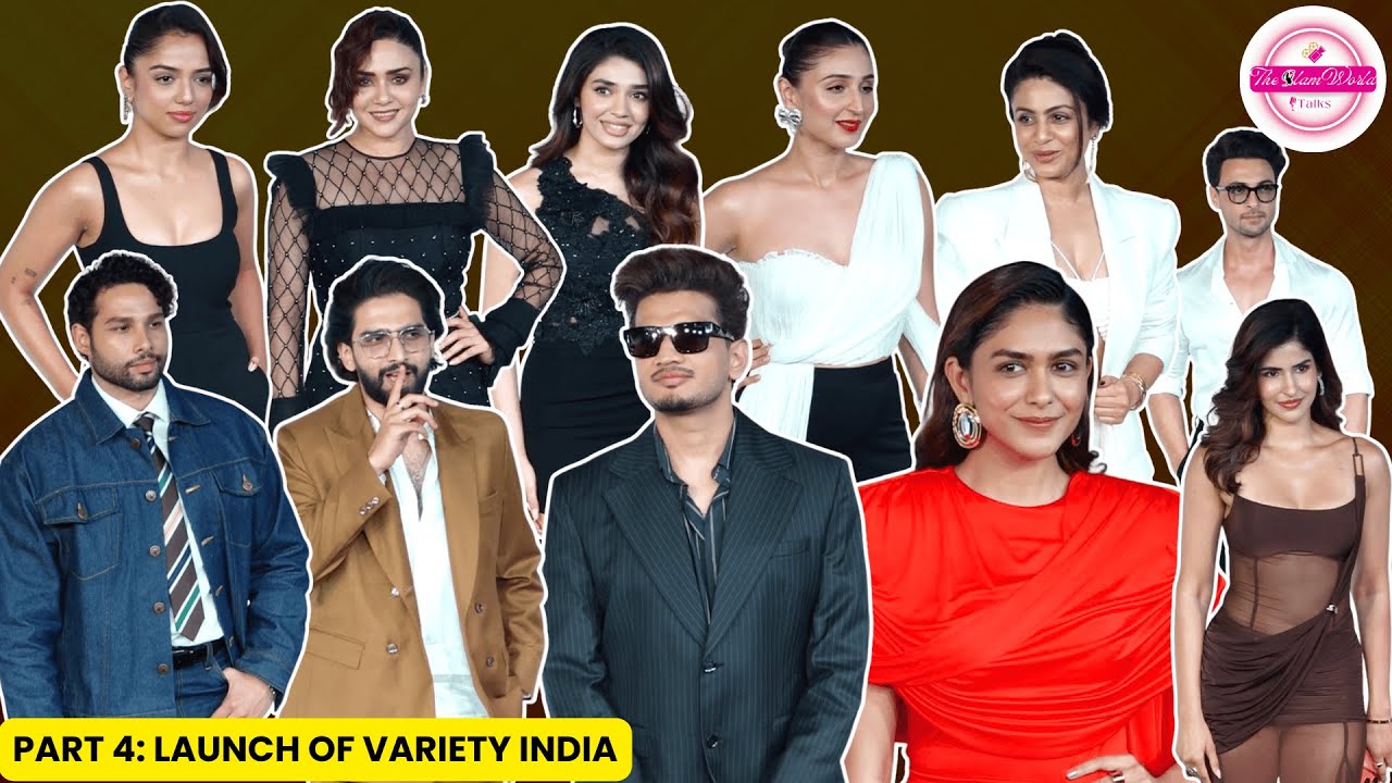 Part 4: Launch of Variety India | Munawar Faruqui, Amaal Mallik, Mrunal Thakur, Siddhant Chaturvedi