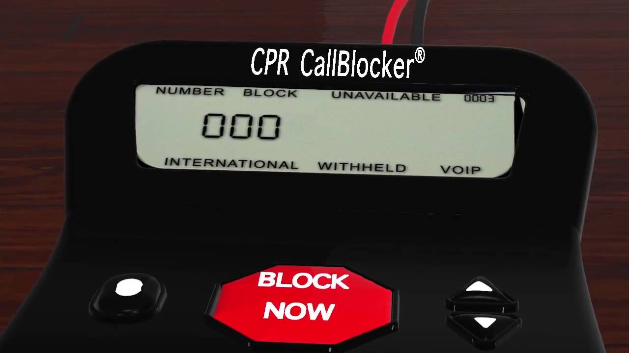 CPR Call Blocker - With Display Screen