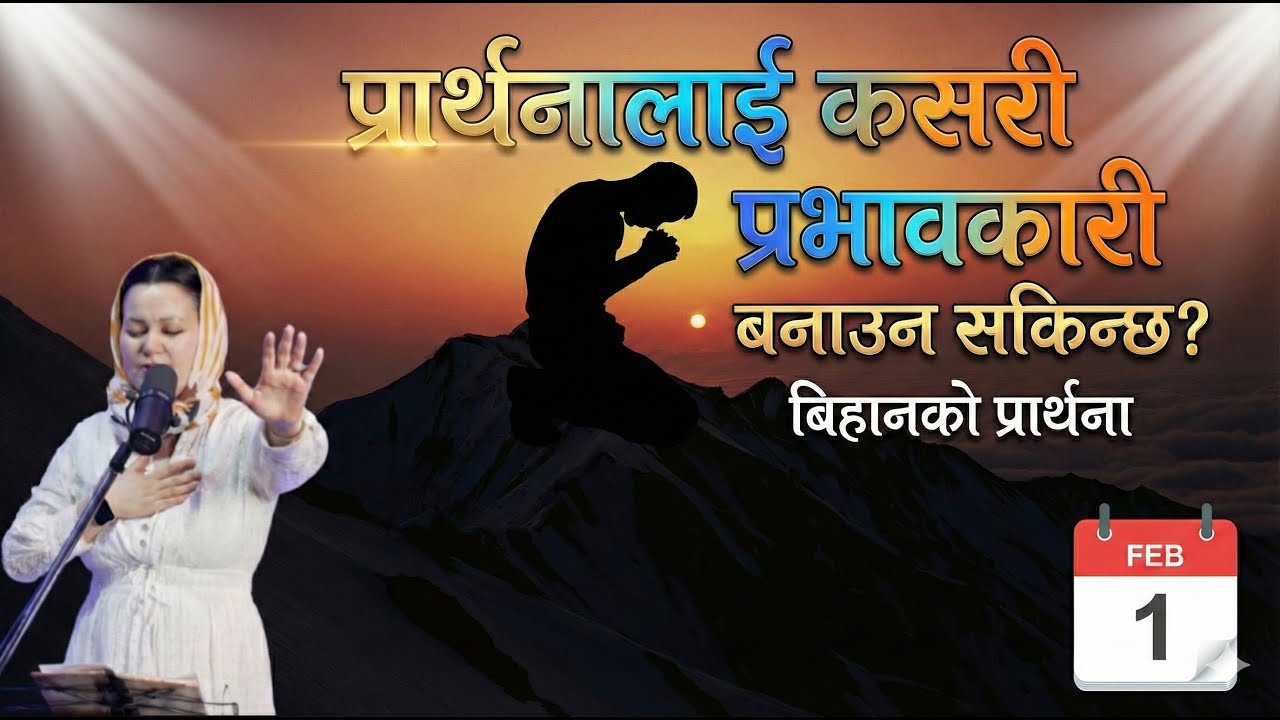 बिहानको प्रार्थना || प्रार्थनालाई कसरी प्रभावकारी बनाउन सकिन्छ? -  Pratima Bashyal