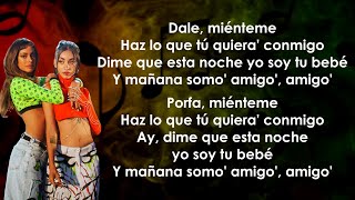 TINI, Maria Becerra - Miénteme (Letra/Lyrics) Resimi