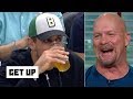 Stone Cold grades Aaron Rodgers’ beer-chugging skills | Get Up