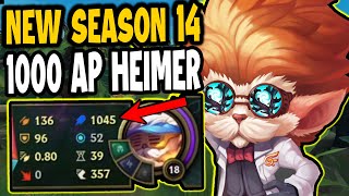 I can't believe I got 31 KILLS with Heimerdinger....these new items are beyond broken..