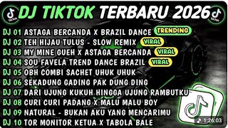 DJ TIKTOK TERBARU 2026🎵ASTAGA BERCANDA X BRAZIL DANCE🎵TEH HIJAU TULUS - SLOW REMIX 🔥